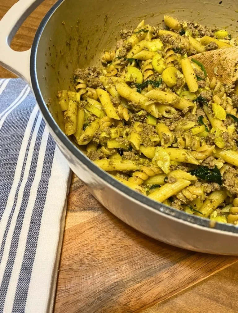 Turkey Pesto Pasta