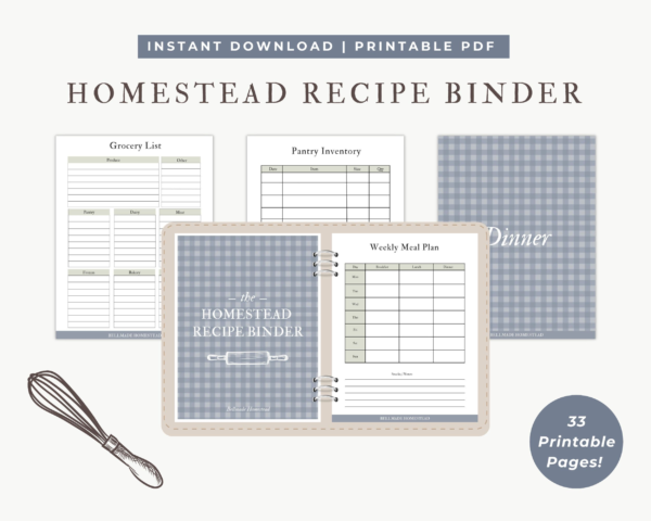 The Homestead Recipe Binder