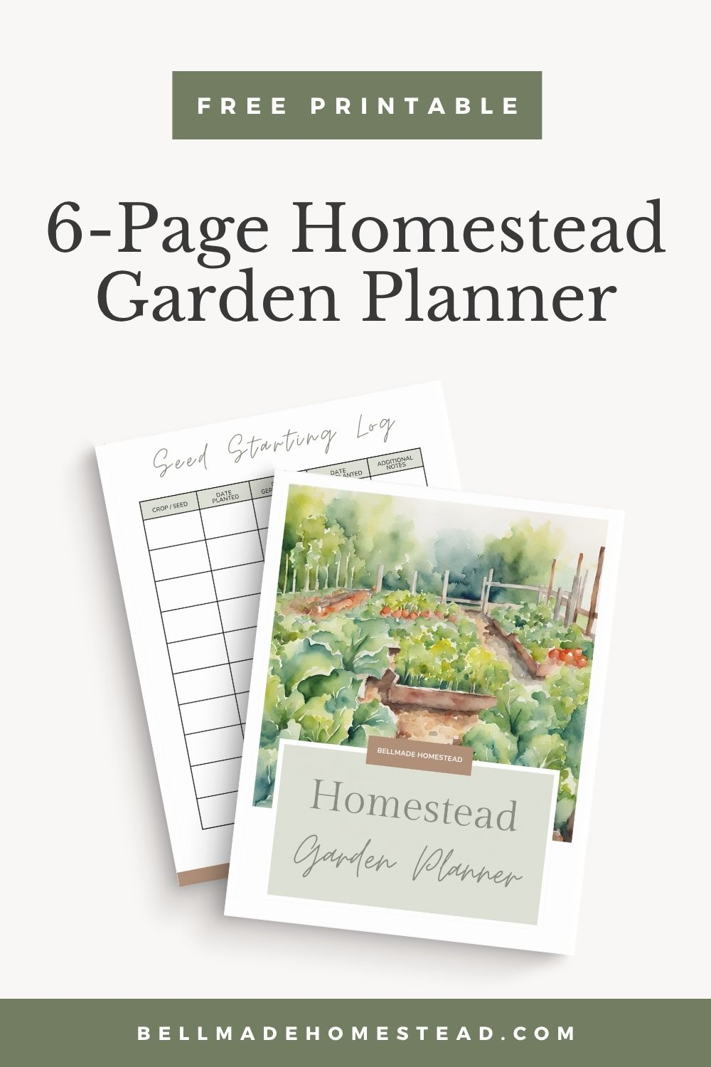 Free Garden Planner Printable