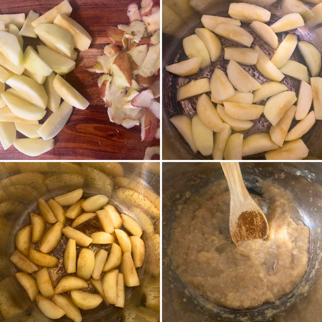 Making applesauce with an Instant Pot